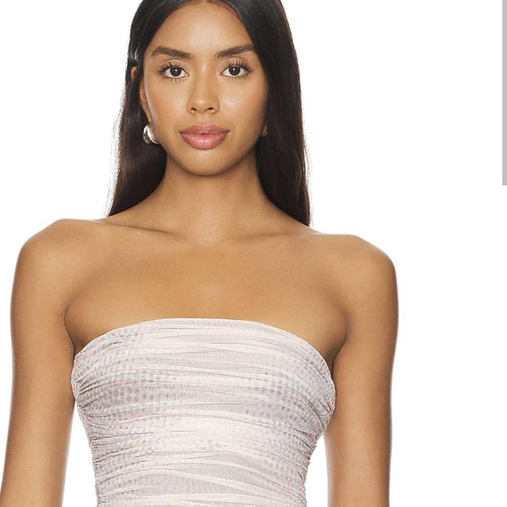 NWT AFRM Strapless Top in Soft Cream